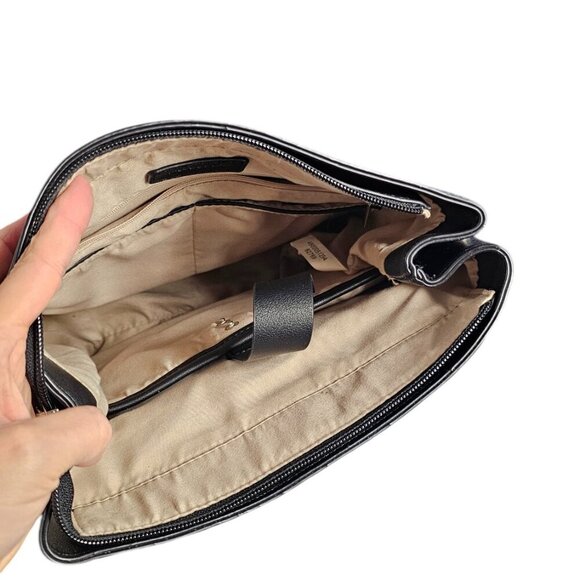 Mia & Luca Zip Top Small Backpack, Vinyl, Faux Leather - Picture 9 of 9